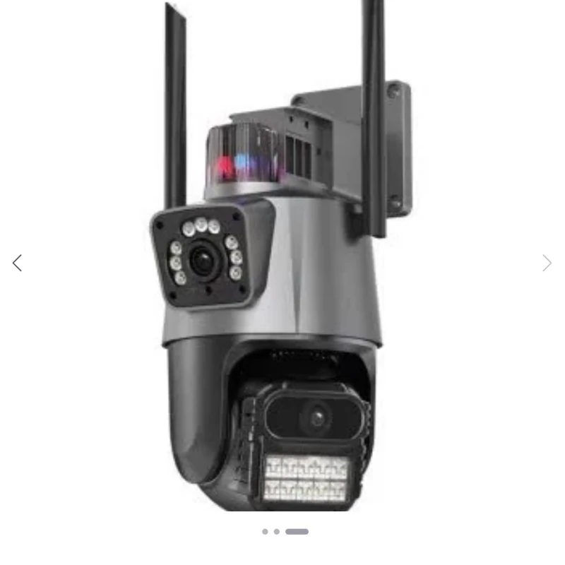 دوربین مداربسته برند SONY HD اسپید دام دو لنز وای فای چرخشی V380pro (پس کرایه)