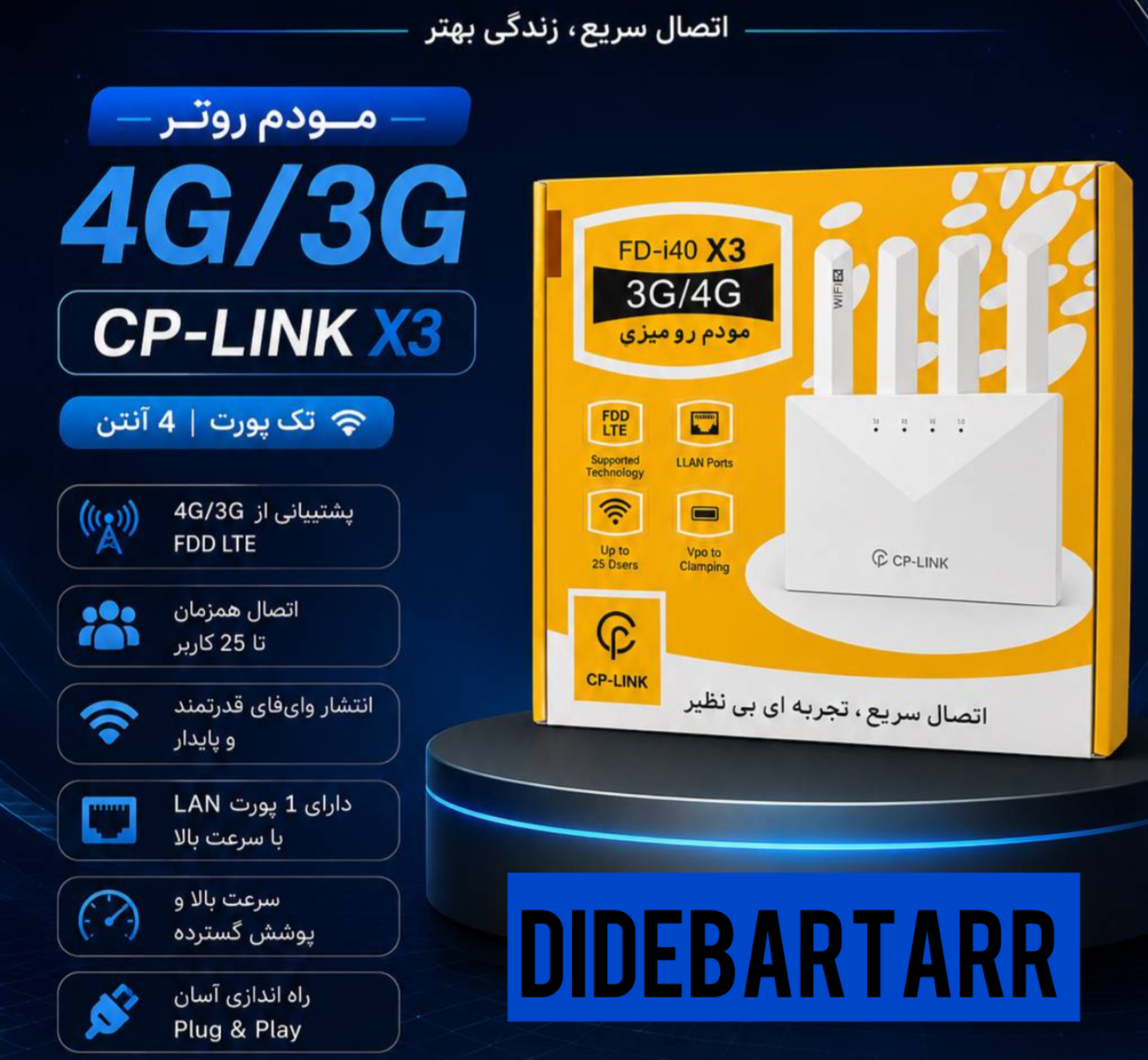 مودم سیم کارتی x3