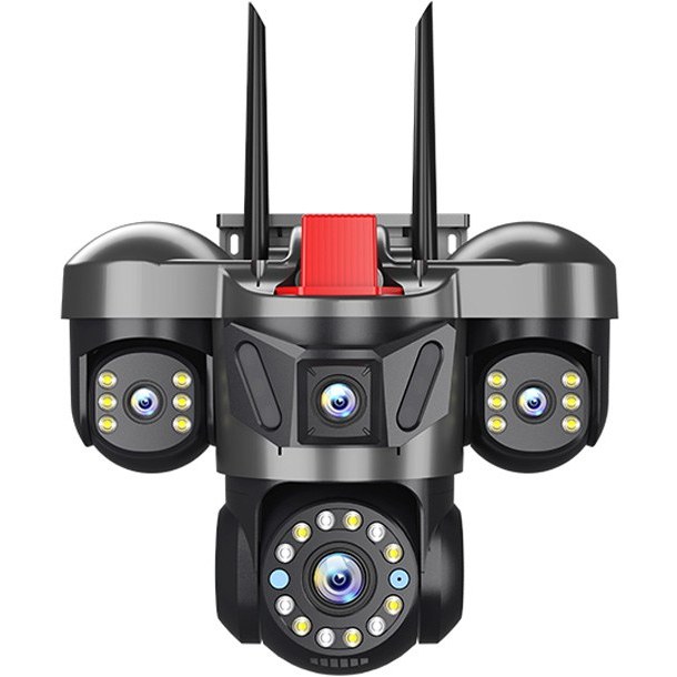 دوربین سیمکارتی 3 لنز مدل هیولا v380pro
