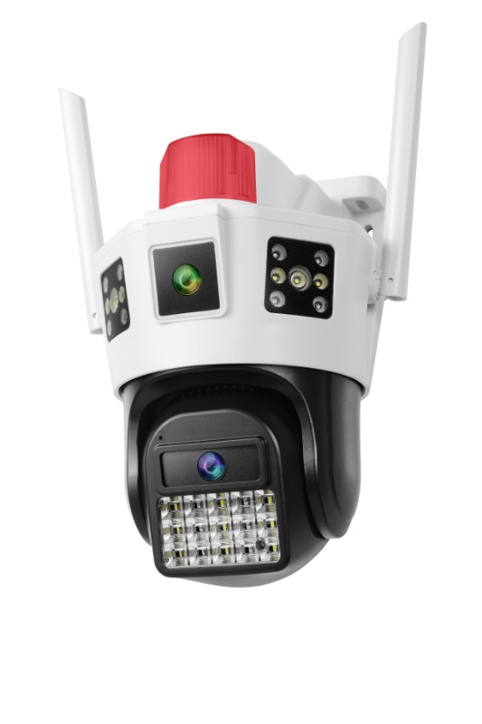 دوربین مداربسته سیمکارتی مدل SD39-4G(سفید-مشکی) بدون محدودیت در اپراتور با سرعت بالا ( اپلیکیشن O-KAM PRO ) سرور داخلی