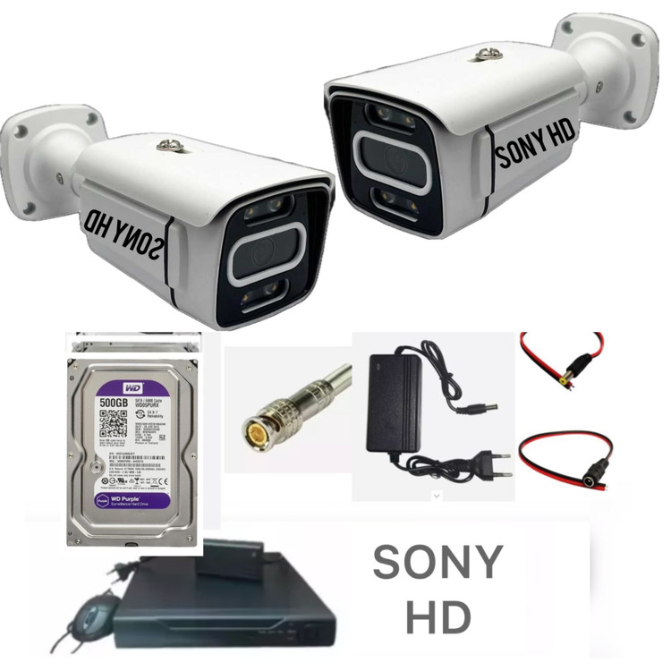 پک 2 تایی دوربین مداربستهSONY HD میکروفون دار