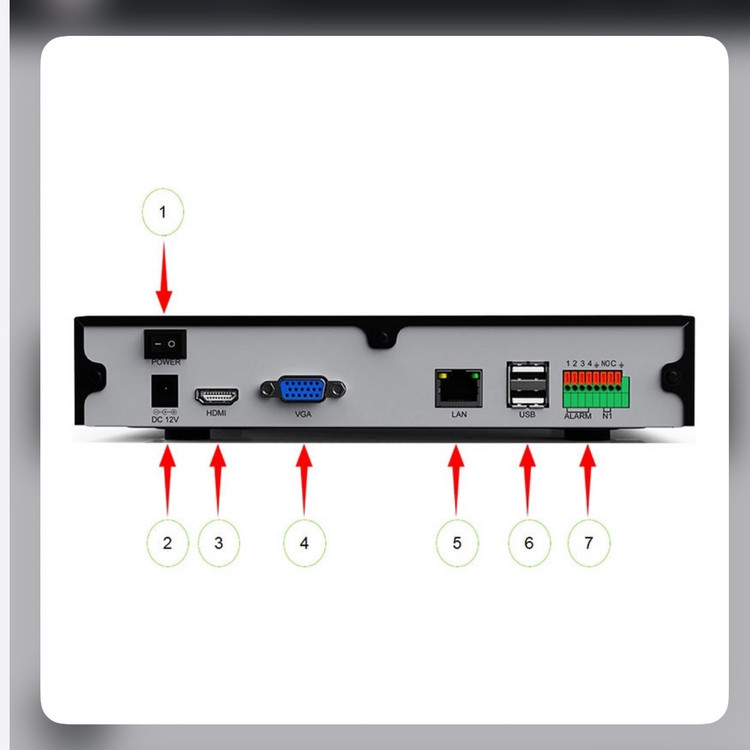 Nvr 16ch 5mp hisilicon xmeye plus